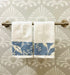 Small Hand Towel Set- "Reverse Sumi" in Bluebell