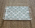 Acrylic Serving Tray with Galbraith & Paul Fabric Insert-"Sakura" in Gray