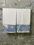 Hand Towel Set - "Reverse Sumi" in Bluebell by Galbraith & Paul