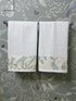 Hand Towel Set - "Sumi" in Aqua by Galbraith & Paul