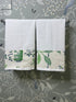Hand Towel Set - "Sumi" in Blue & Green by Galbraith & Paul