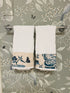 Hand Towel Set - "Tea House" in Blue by Galbraith & Paul